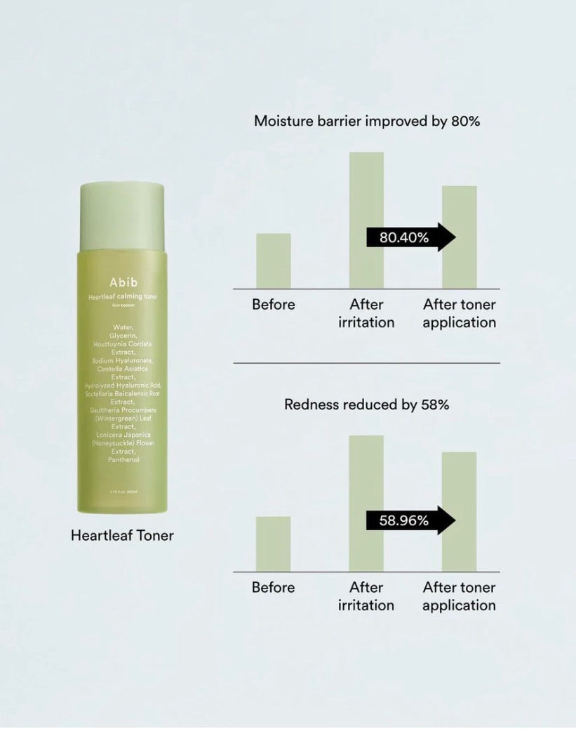 Abib Heartleaf calming toner Skin booster 200ml