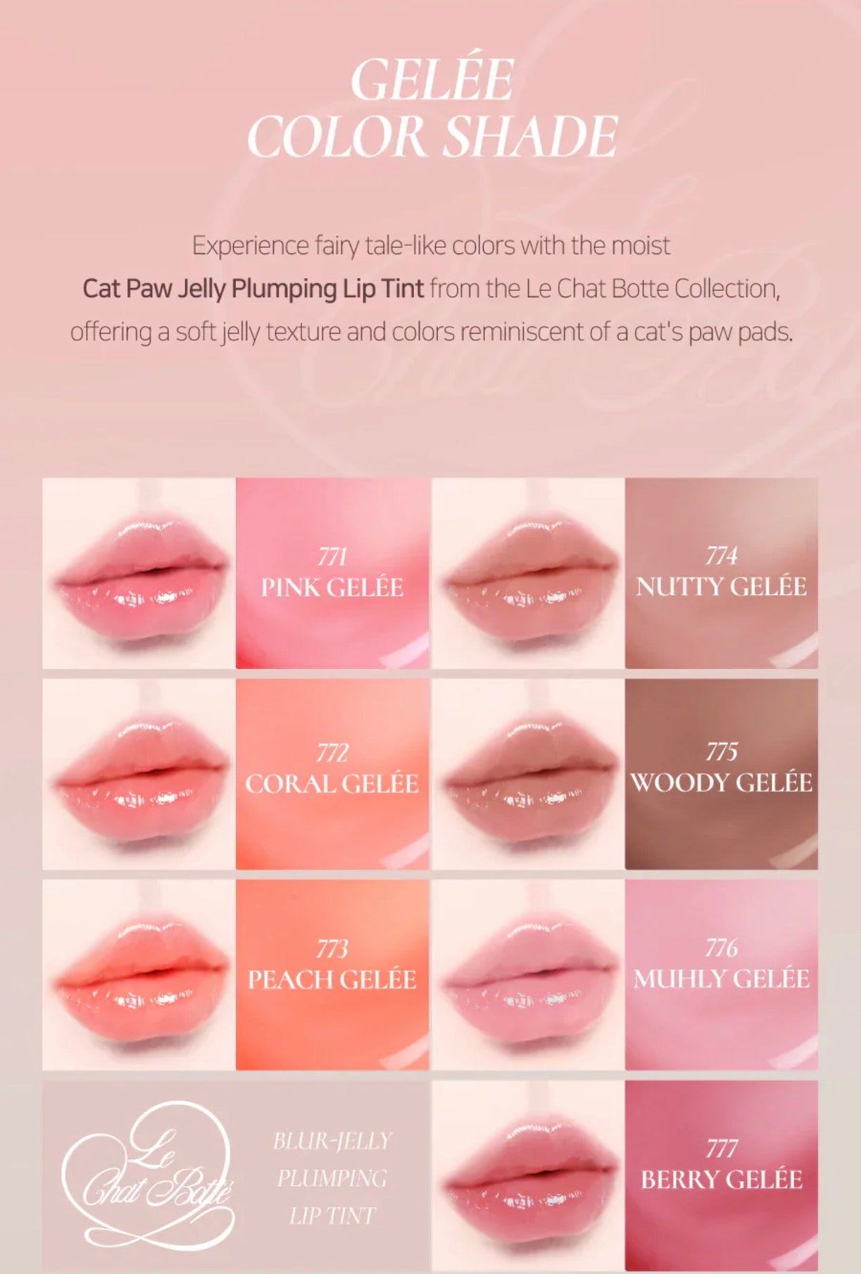 Dinto « Le Chat botté Collection » Blur-Jelly Plumping Mini Lip Tint 1g
