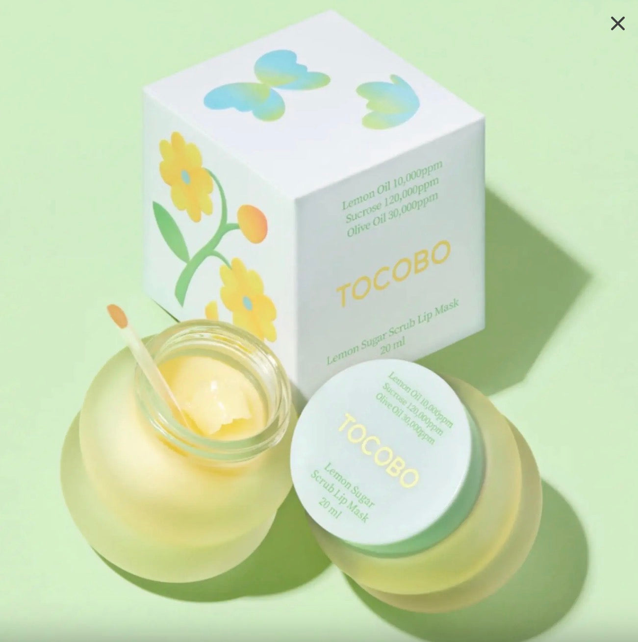 TOCOBO Lemon Sugar Scrub Lip Mask 20ml