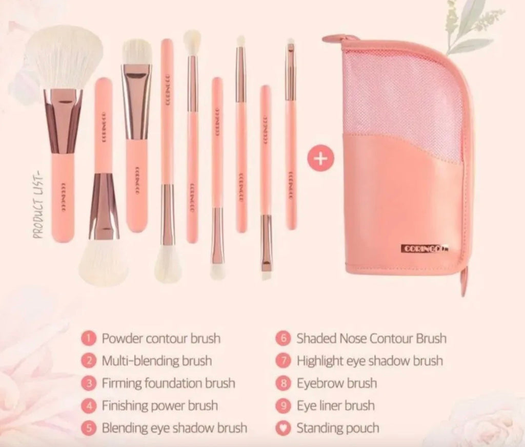 CORINGCO Rose Book Watercolor Brush Set