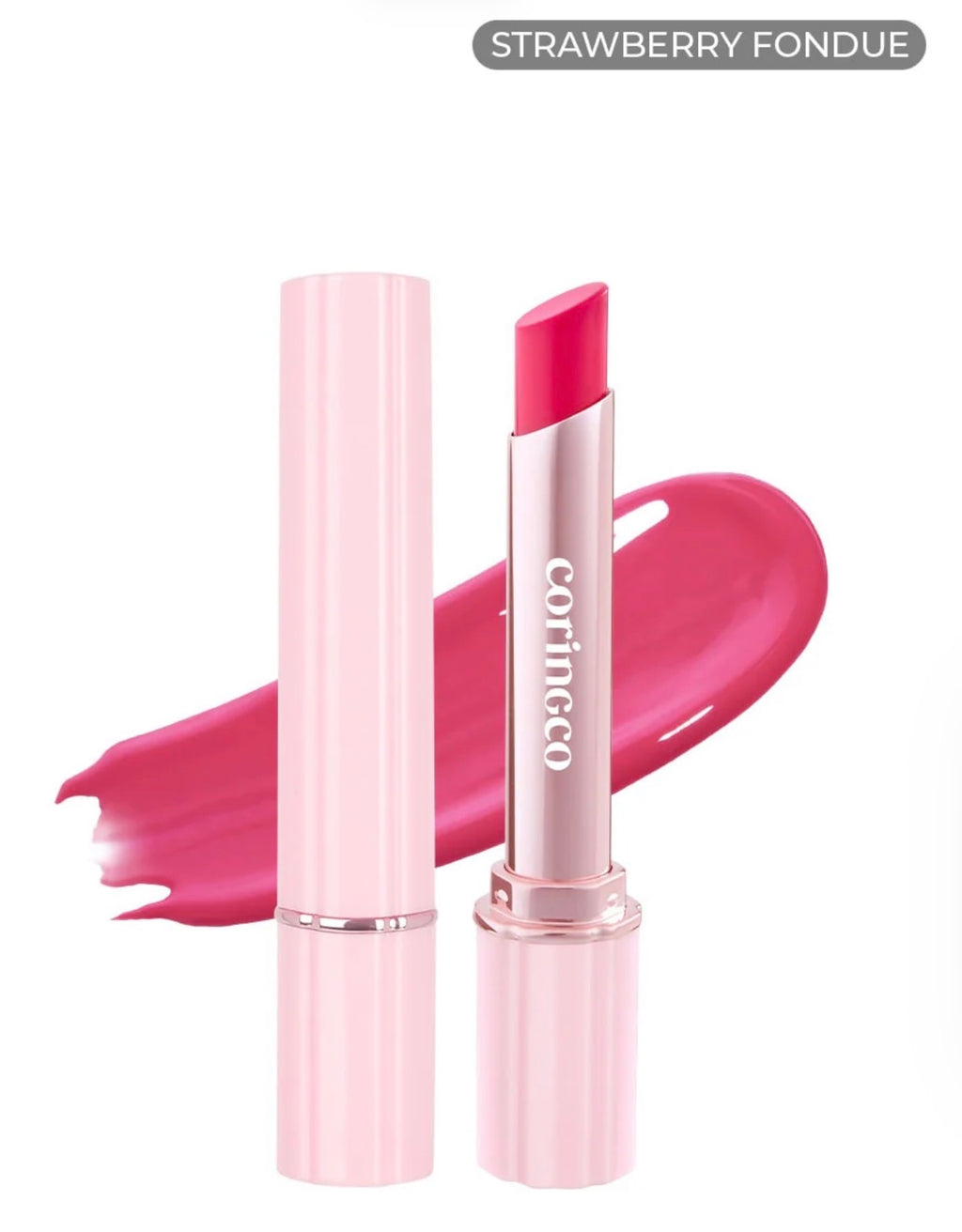 CORINGCO Pink Churros Plumping Glossy Lip 2g