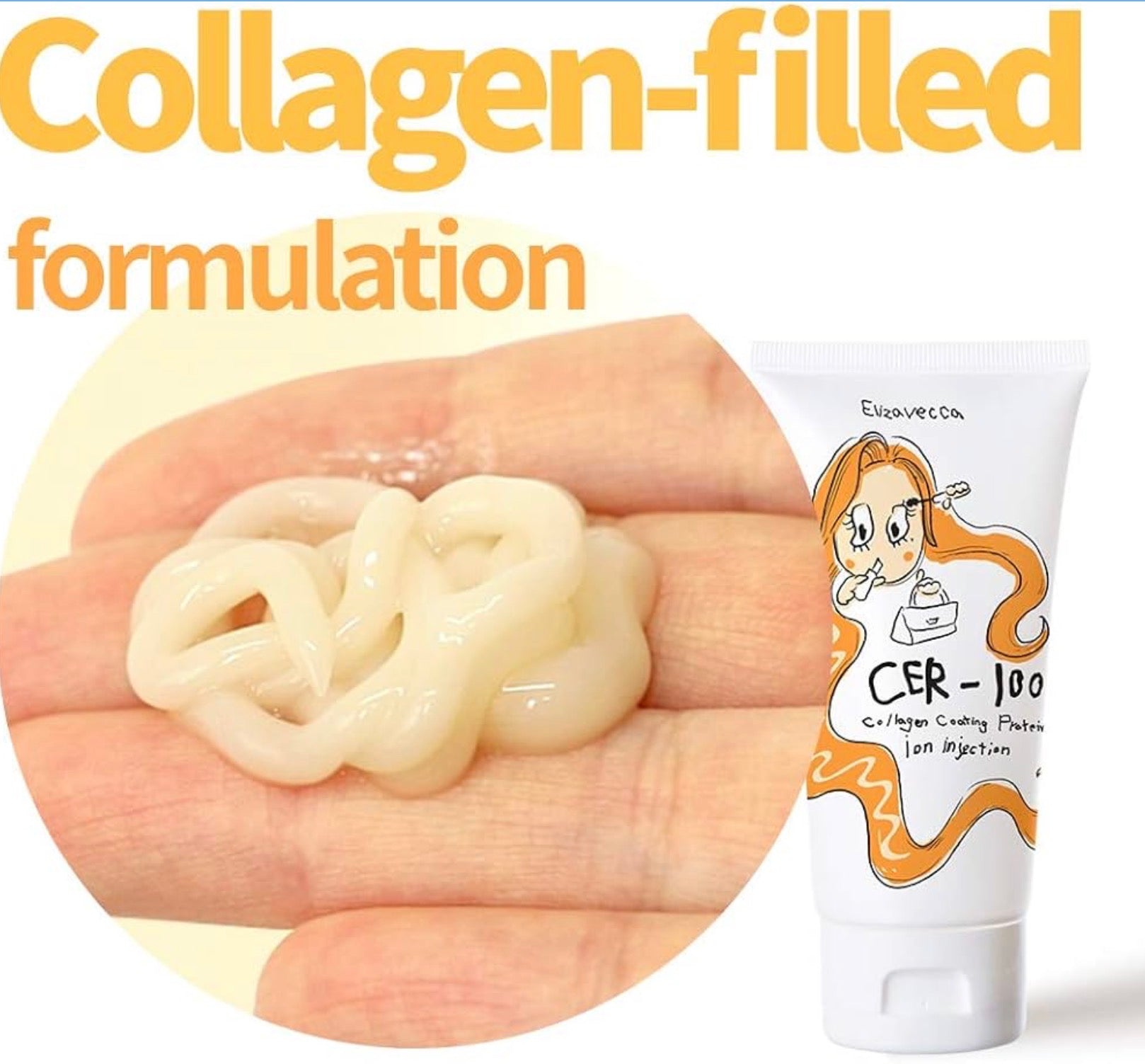 Elizavecca CER-100 Collagen Coating Protein Ion Injection 50ml