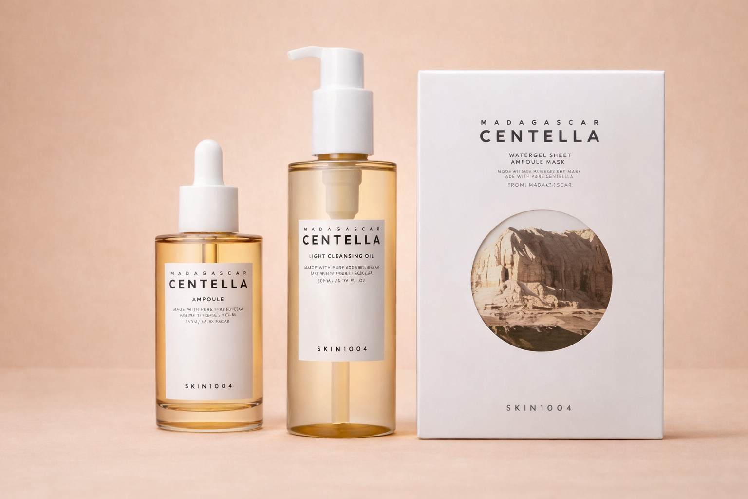 Pack Beauté Apaisant & Purifiant – SKIN1004 Madagascar Centella