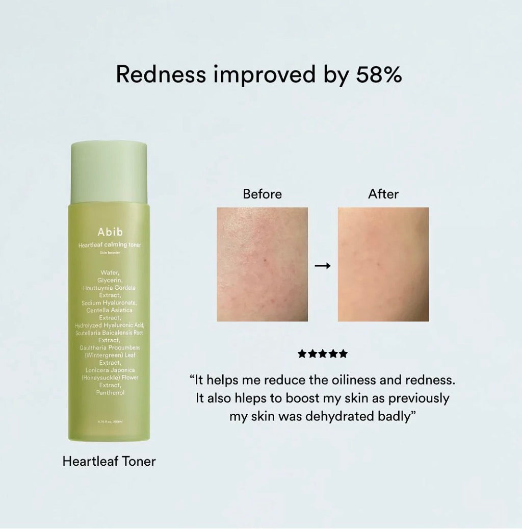 Abib Heartleaf calming toner Skin booster 200ml