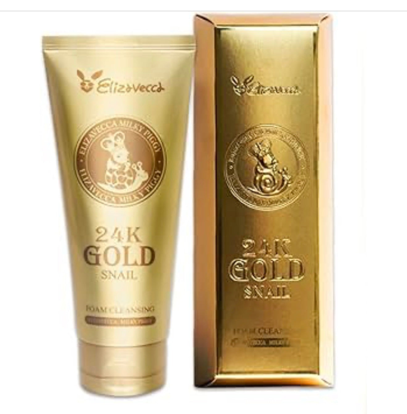Elizavecca 24K Gold Snail Foam Cleansing 180ml