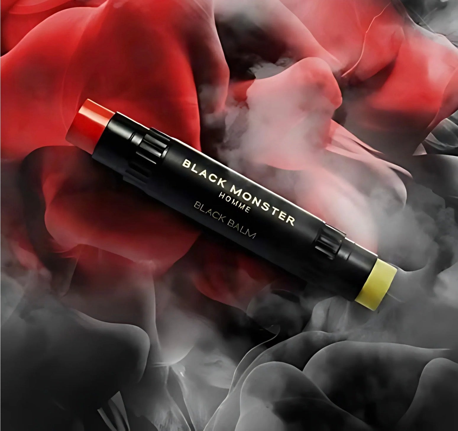 BLACK MONSTER Black Balm Dual-Ended Tinted Lip Balm & Lip Moisturizer for Men 2.4g