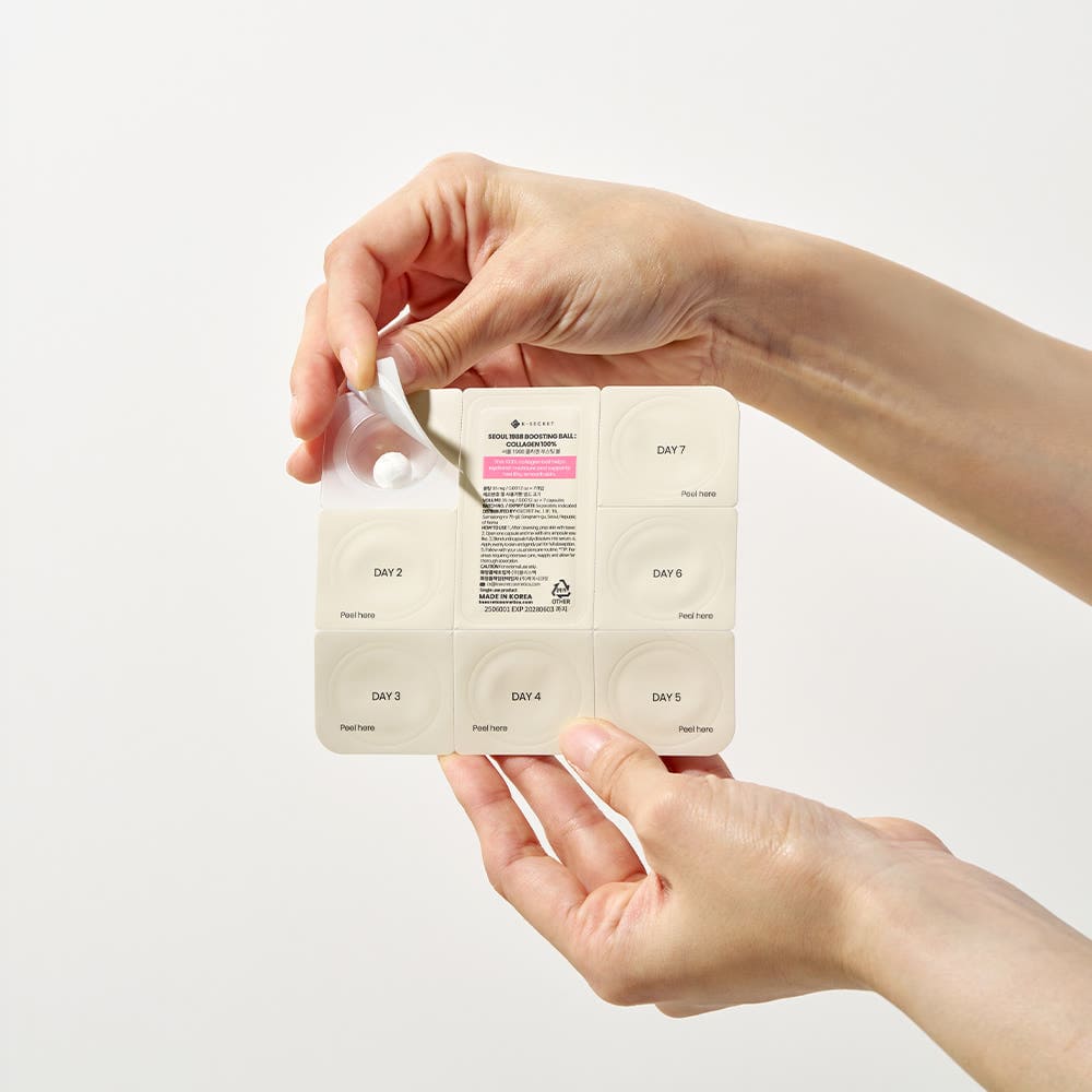 K-SECRET SEOUL 1988 BOOSTING BALL : COLLAGEN 100% 35mg X 7ea