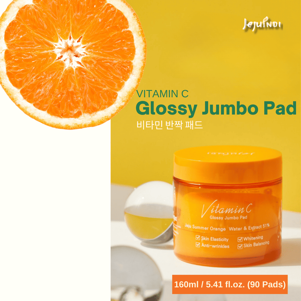 JEJU INDI Vitamin C Glossy Jumbo Pad 160ml