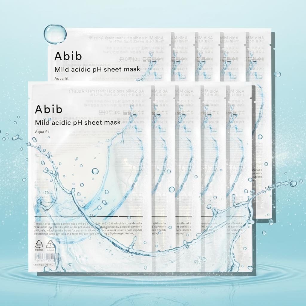 Abib Mild Acidic pH Sheet Mask Aqua Fit 30ml X 10ea