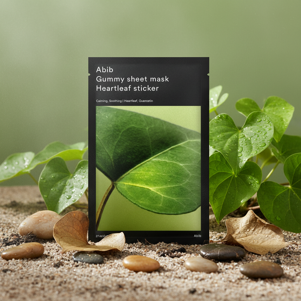 Abib Gummy Sheet Mask Heartleaf Sticker 27ml X 10ea