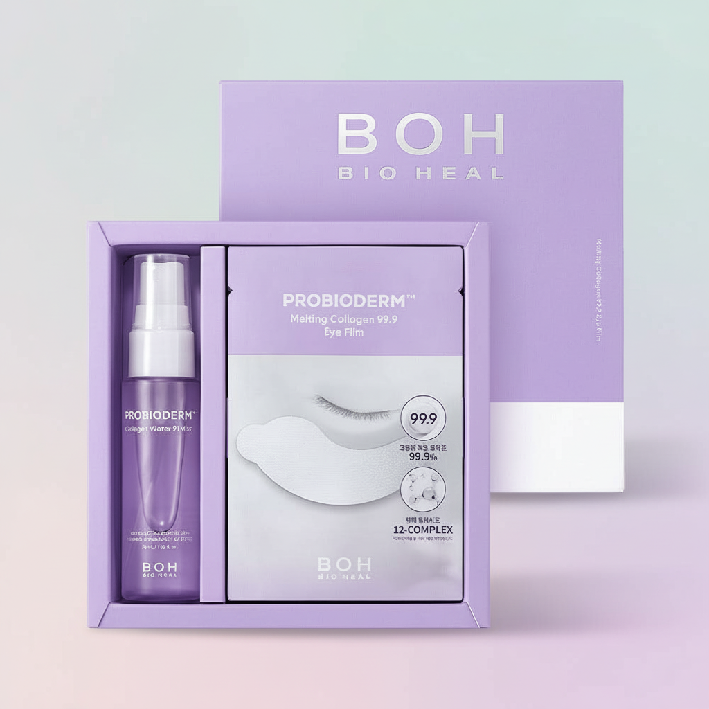BIO HEAL BOH Probioderm Melting Collagen 99.9 Eye Film 28 Sheets (+Collagen Water Mist 30ml) Set
