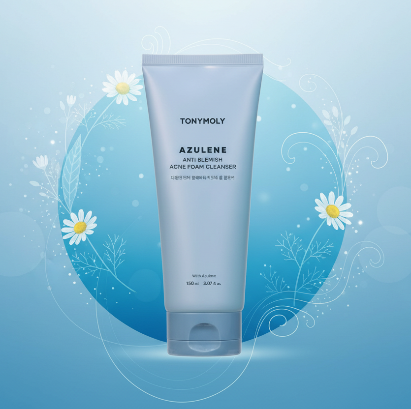 TONYMOLY Azulene Anti Blemish Acne Foam Cleanser 150ml